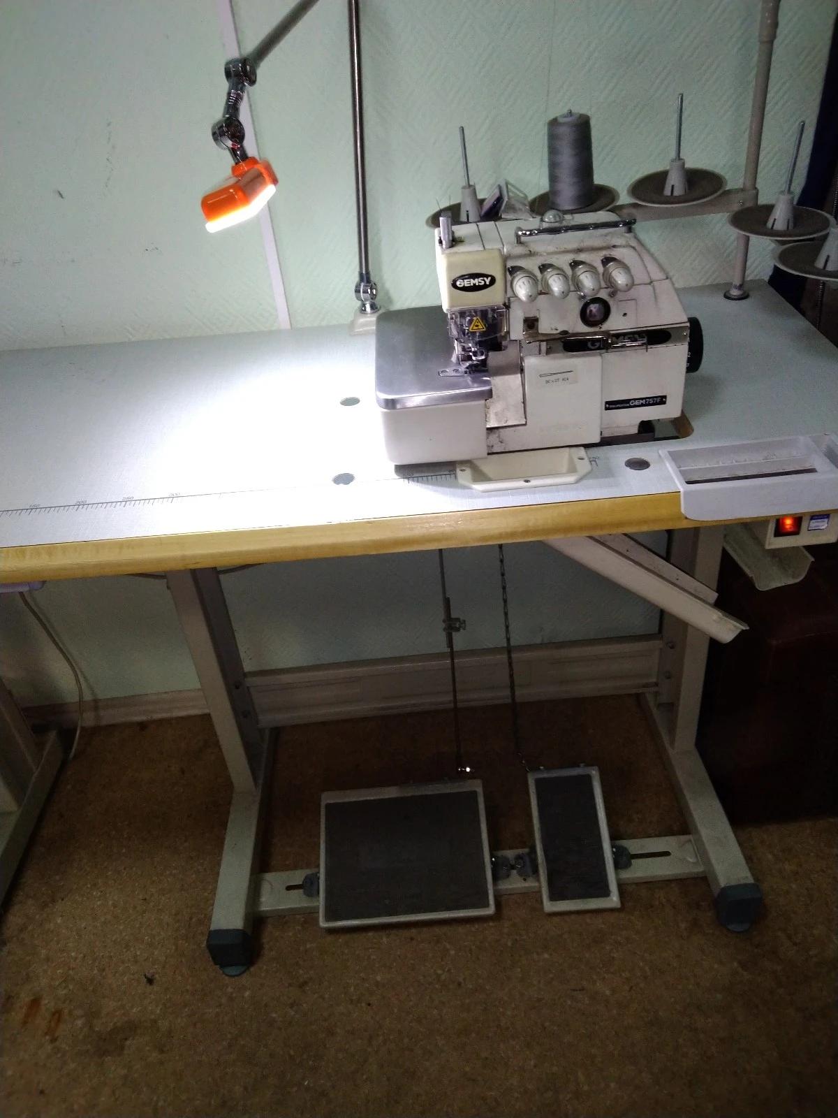 Оверлок 5 ниточный Gemsy Gem 757f