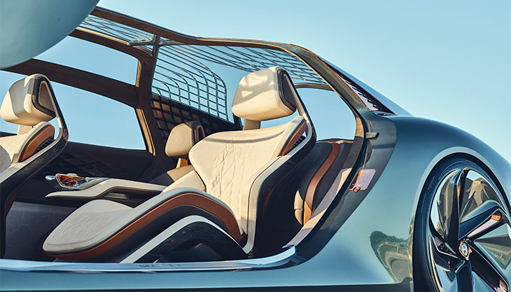 Шикарный салон Bentley из экологичных материлов