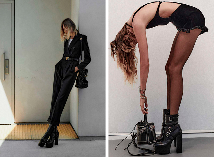 Аня Рубик для Saint Laurent Resort 2022