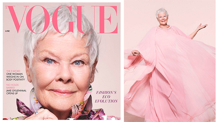 Джуди Денч украсила обложку июньского номера Vogue