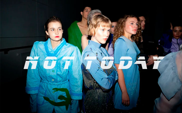 Показ бренда NOT TODAY на Mercedes-Benz Fashion Week Russia 2019