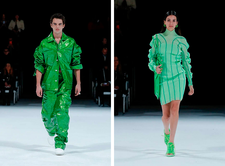 Сто оттенков зелёного от Bottega Veneta