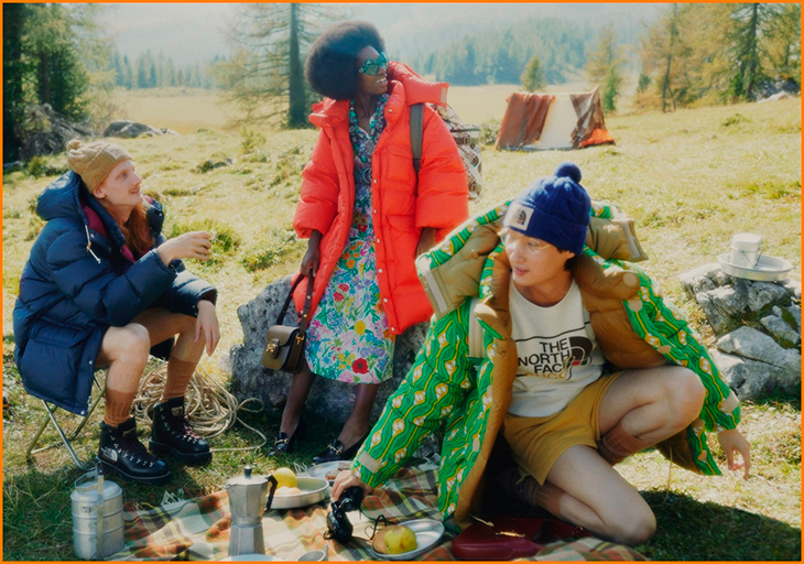 Коллаборация Gucci x North Face