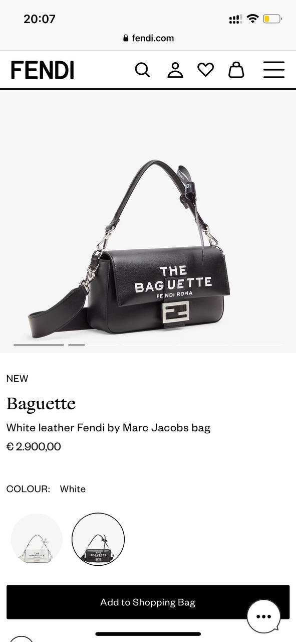Коллаб Fendi x Marc Jacobs