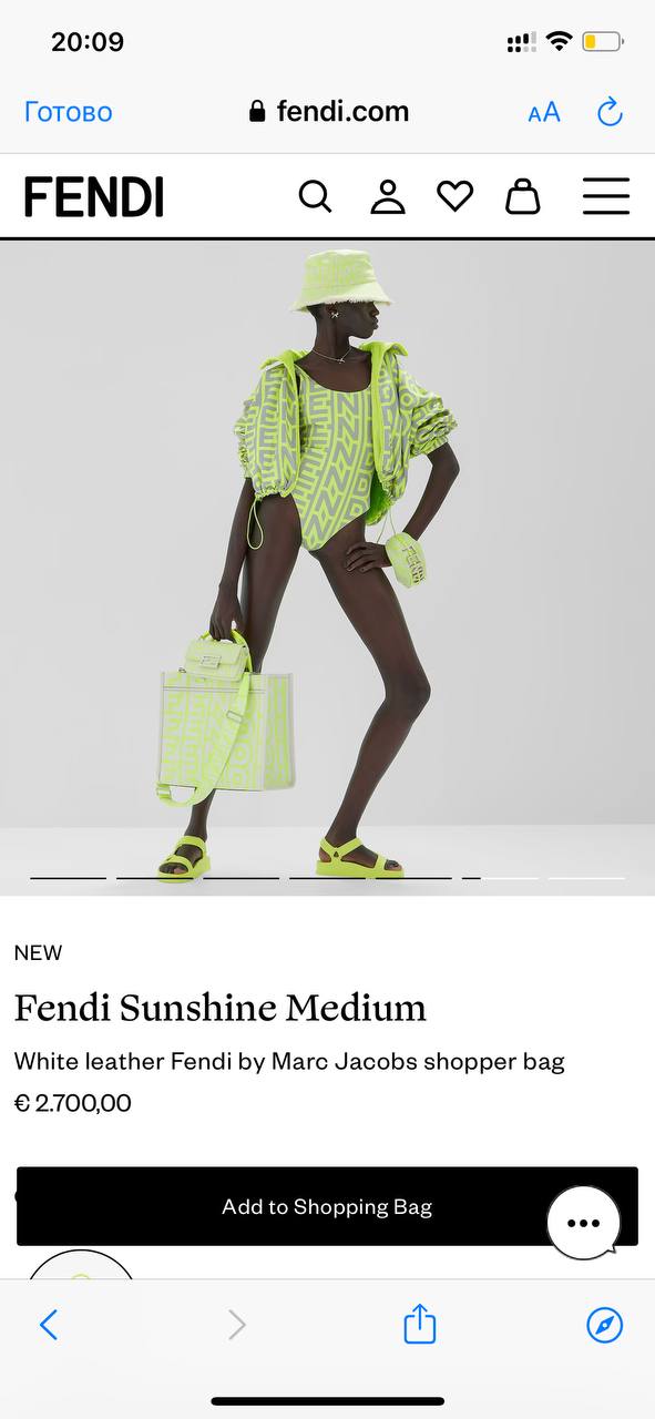Коллаб Fendi x Marc Jacobs
