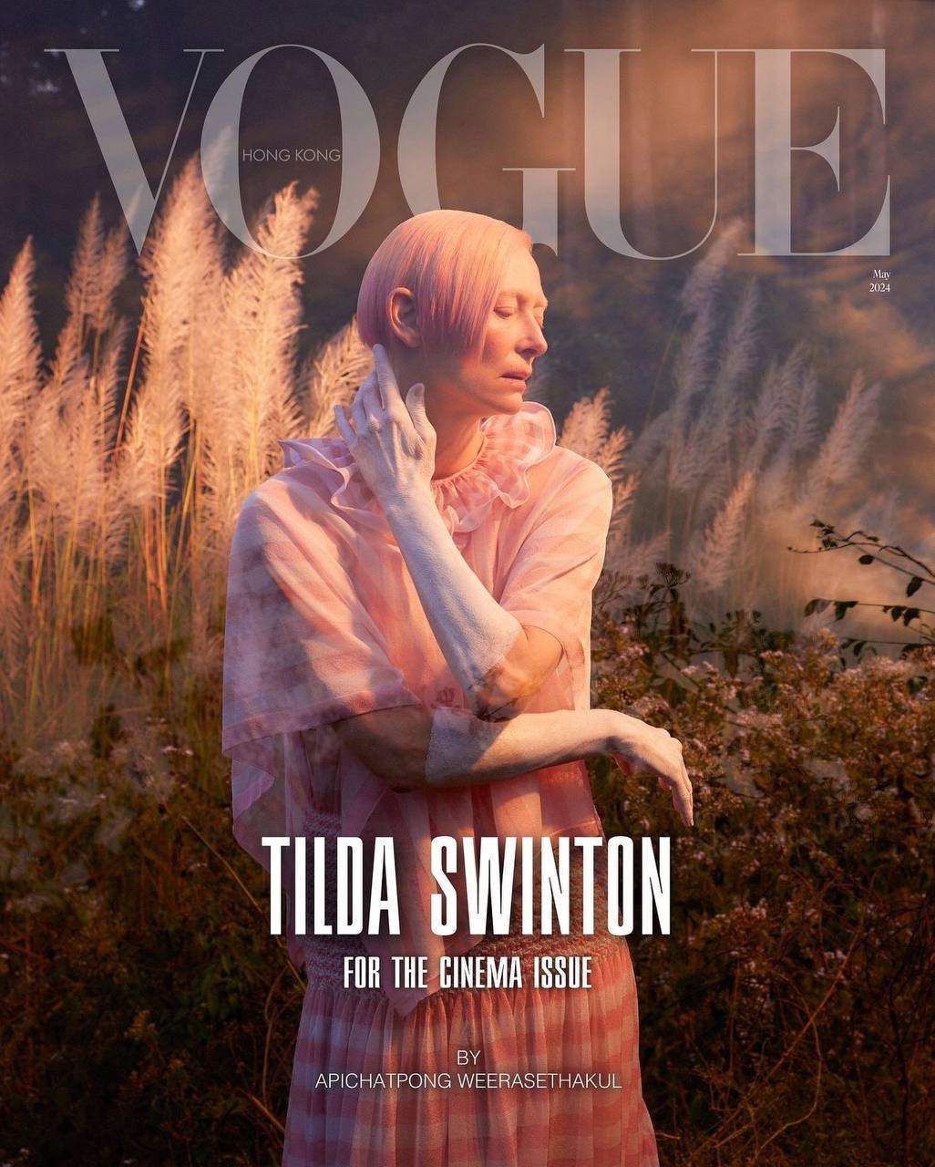 Тильда Суинтон для VOGUE.