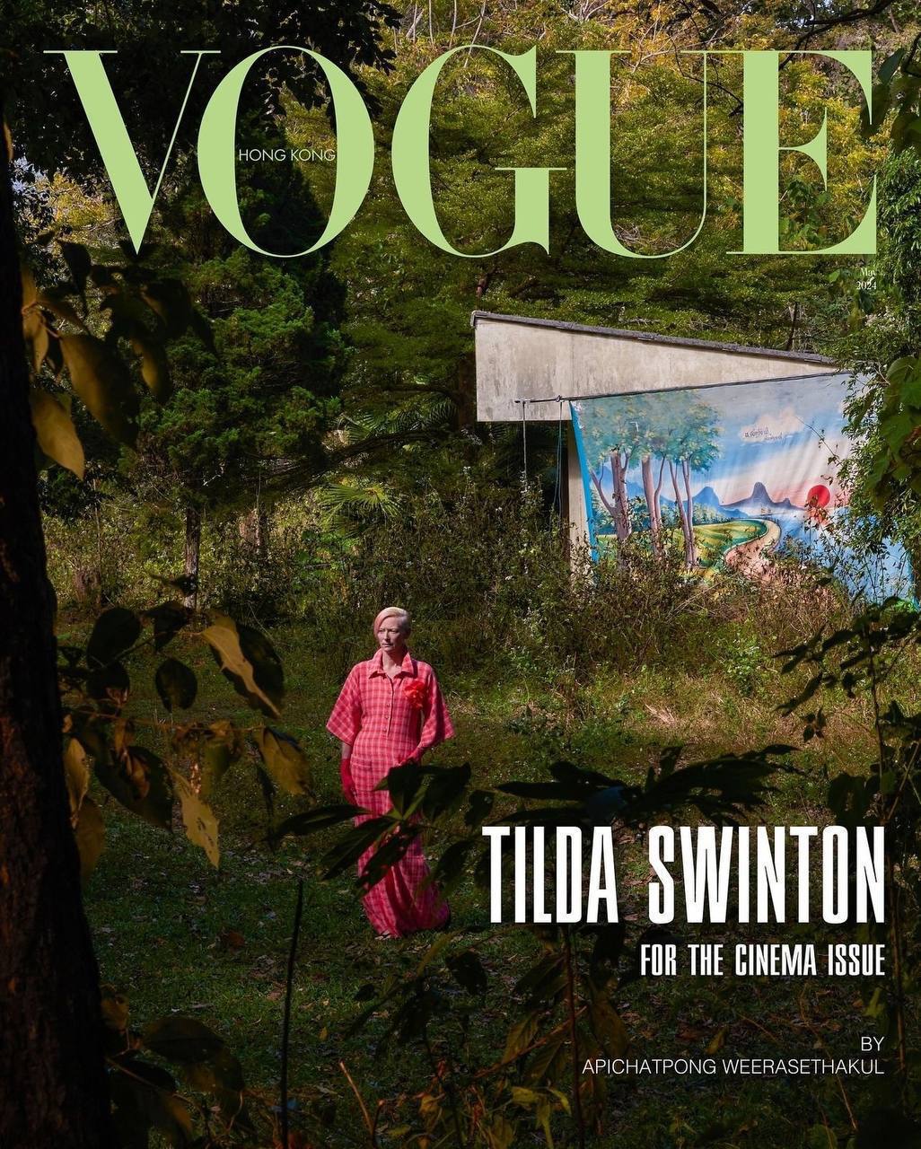 Тильда Суинтон для VOGUE.
