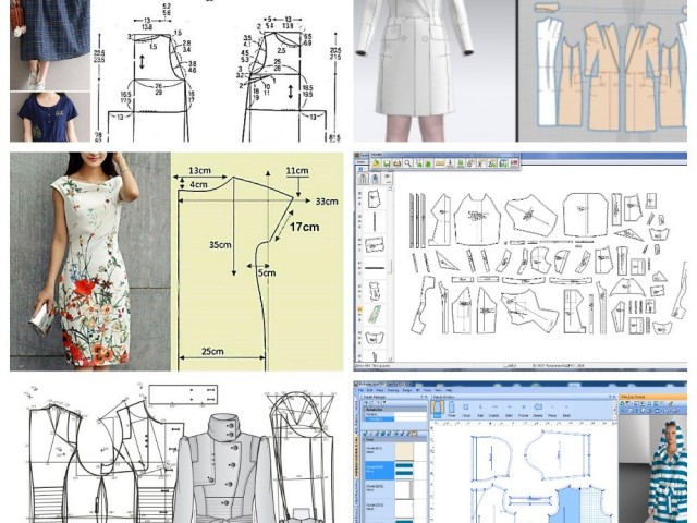 Отшив образцов одежды по готовым лекалам